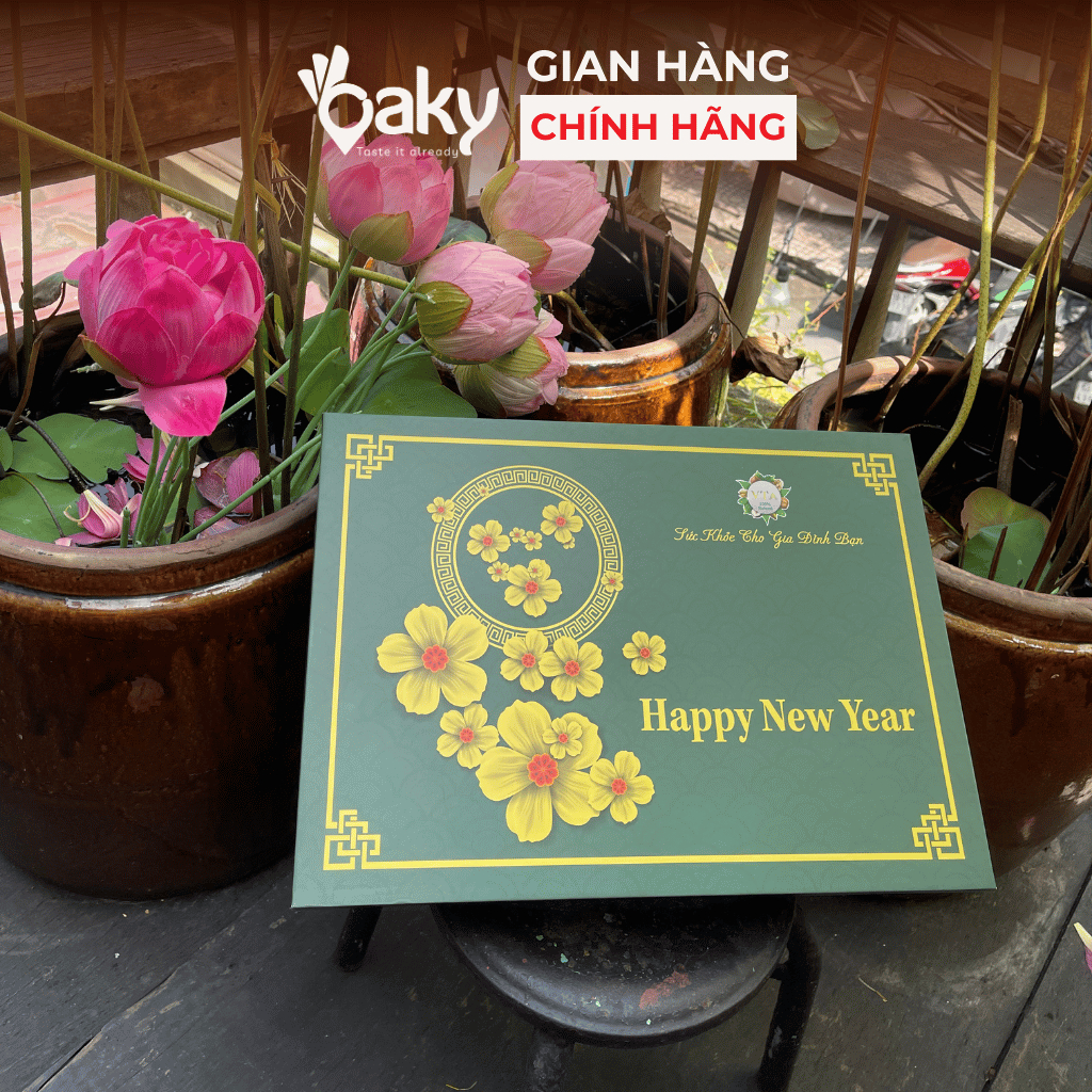Set Quà Tết OAKY 2026 – Hộp Quà Hạt Dinh Dưỡng Cao Cấp Việt Tam Anh