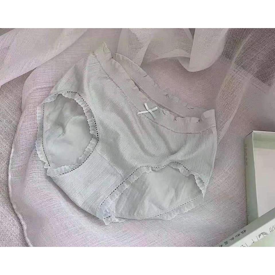 Hộp 5 quần lót nữ cotton cao cấp kháng khuẩn, mềm mại size 40-62 kg