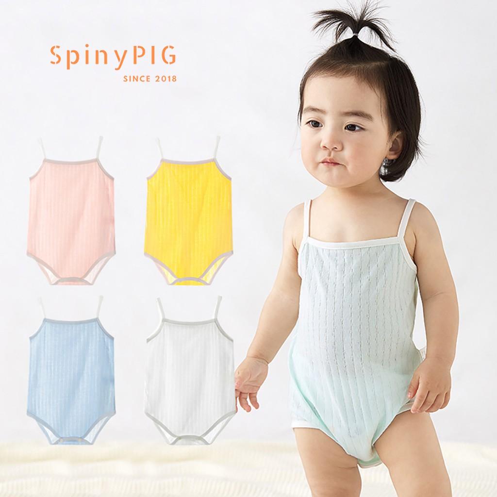 Bộ body 2 dây cho bé 0-2 tuổi 100% cotton bề mặt lỗ khí cực thoáng mát 