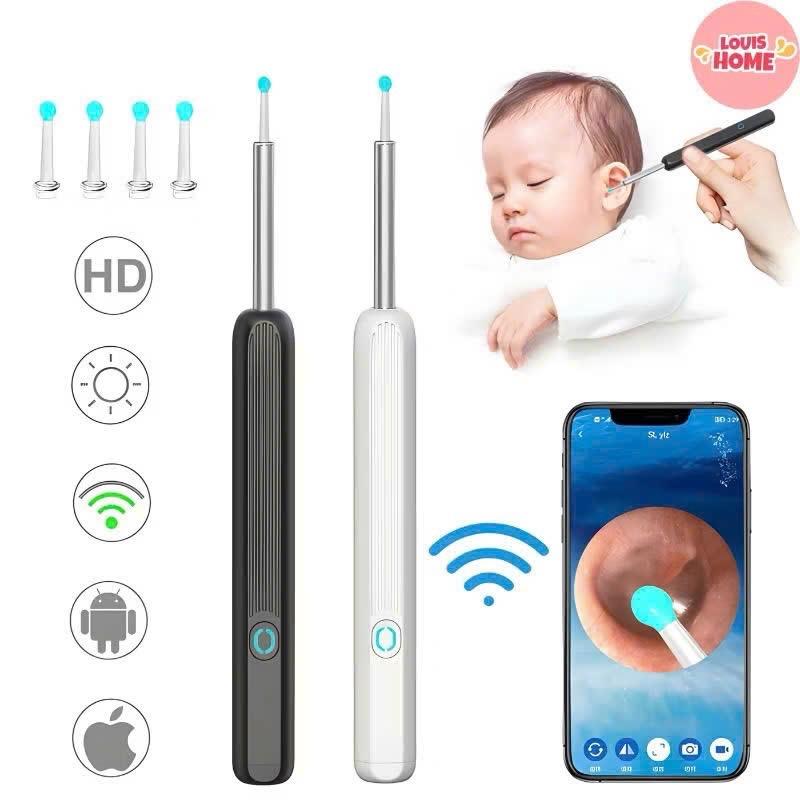[KoSuyTu] Dụng Cụ Lấy Ráy Tai Có Camera Nội Soi Full HD – Kết Nối Điện Thoại - Đèn LED Chiếu Sáng, An Toàn Cho Cả Gia Đình