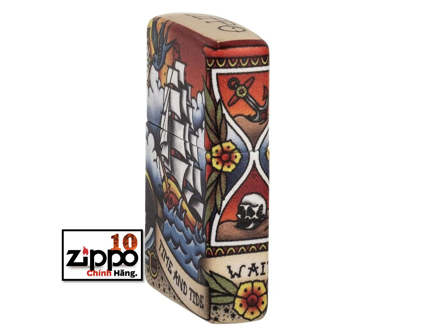 Bật lửa Zippo 49532 Nautical Tattoo Design - Chính hãng 100%