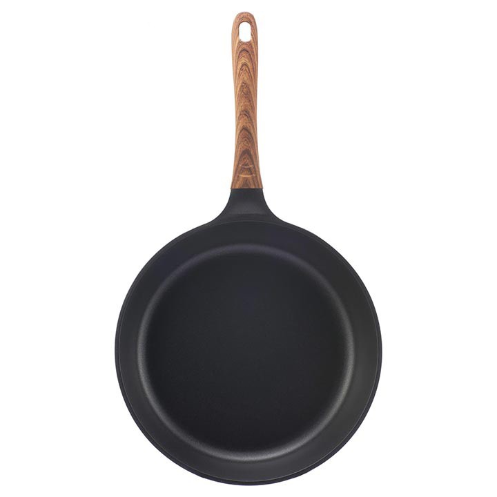 Chảo đúc chống dính Ceramic, đáy từ Greencook size 20/24/26/28cm, màu trắng-Hàng chính hãng