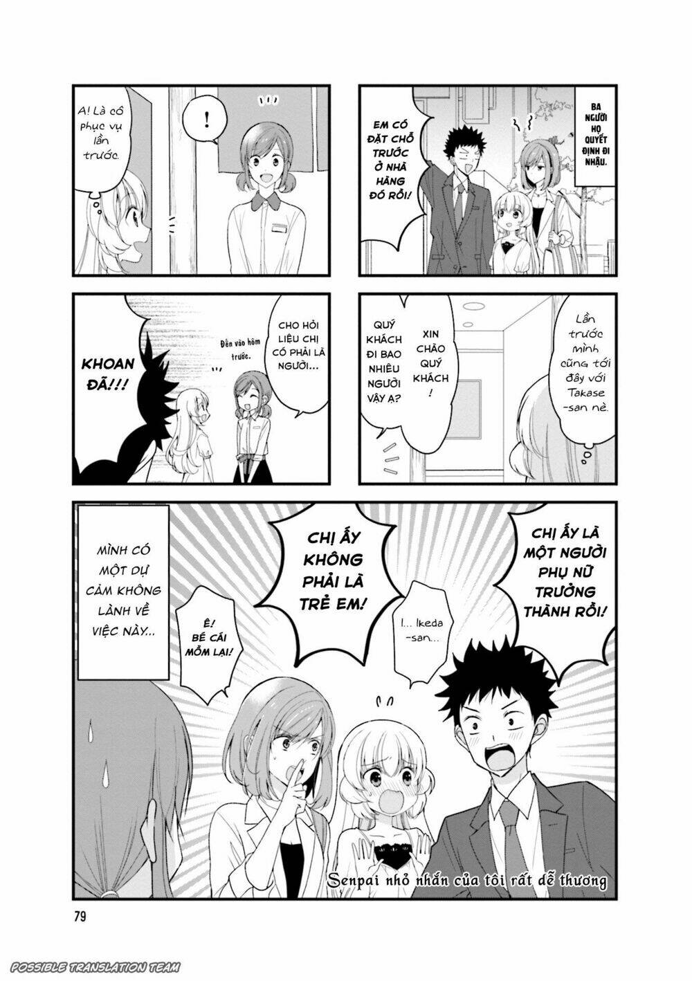 senpai nhỏ nhắn của tôi rất dễ thương chapter 26 3