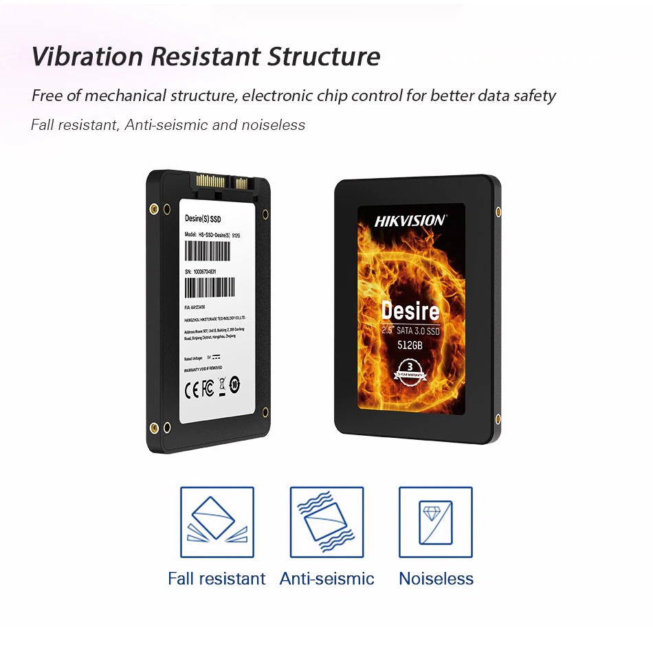 Ổ cứng SSD 128GB HIKVISION HS-SSD-Deisire- Hàng Chính Hãng