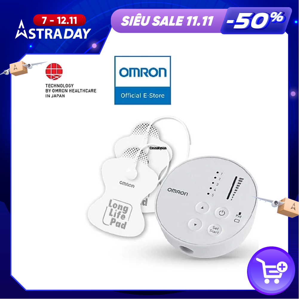 Máy Massage Xung Điện Bỏ Túi Omron HV F013 - Hàng Chính Hãng
