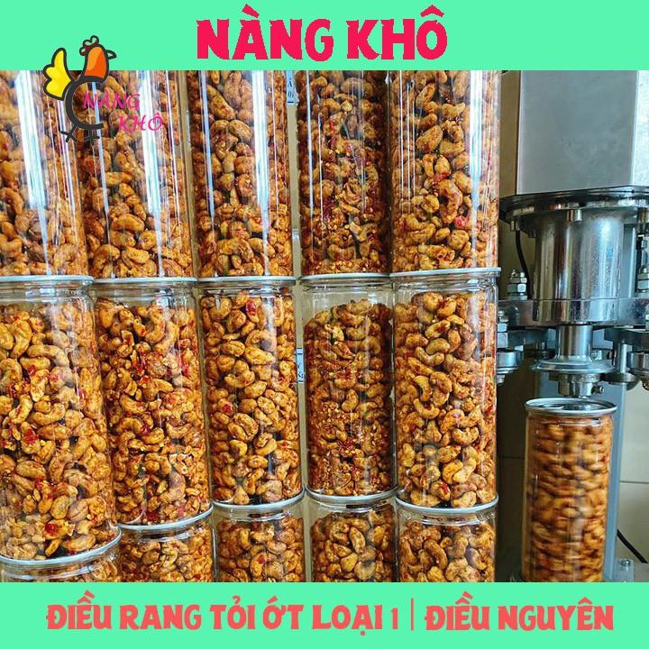 1 Kí Điều Tỏi Ớt Loại Ngon ( điều nguyên ) | Nàng Khô - 2 Hộp 500GR