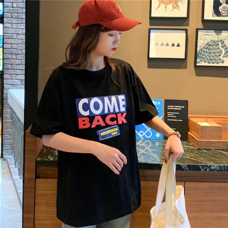 Áo Thun Tay Lỡ Unisex Form Rộng COME BACK Ulzzang