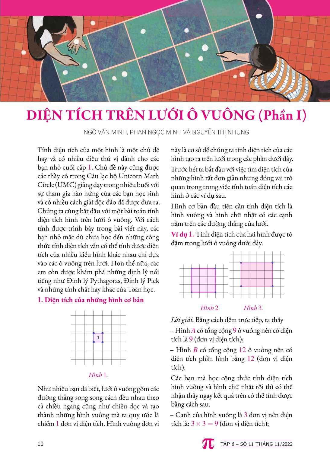 Tạp chí Pi- Hội Toán học Việt Nam số 11/ tháng 11 năm 2022