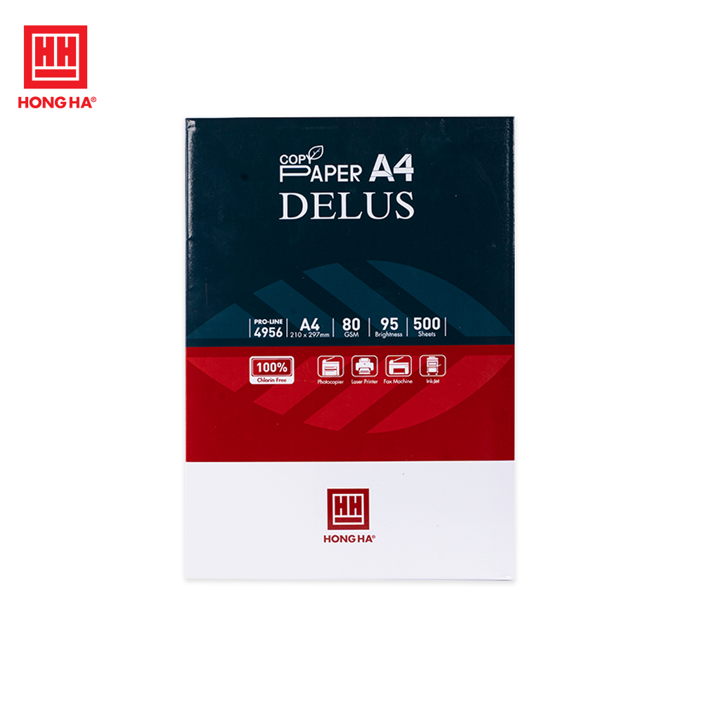 Giấy A4 Hồng Hà Delus giấy in định lượng 80gsm - 4956