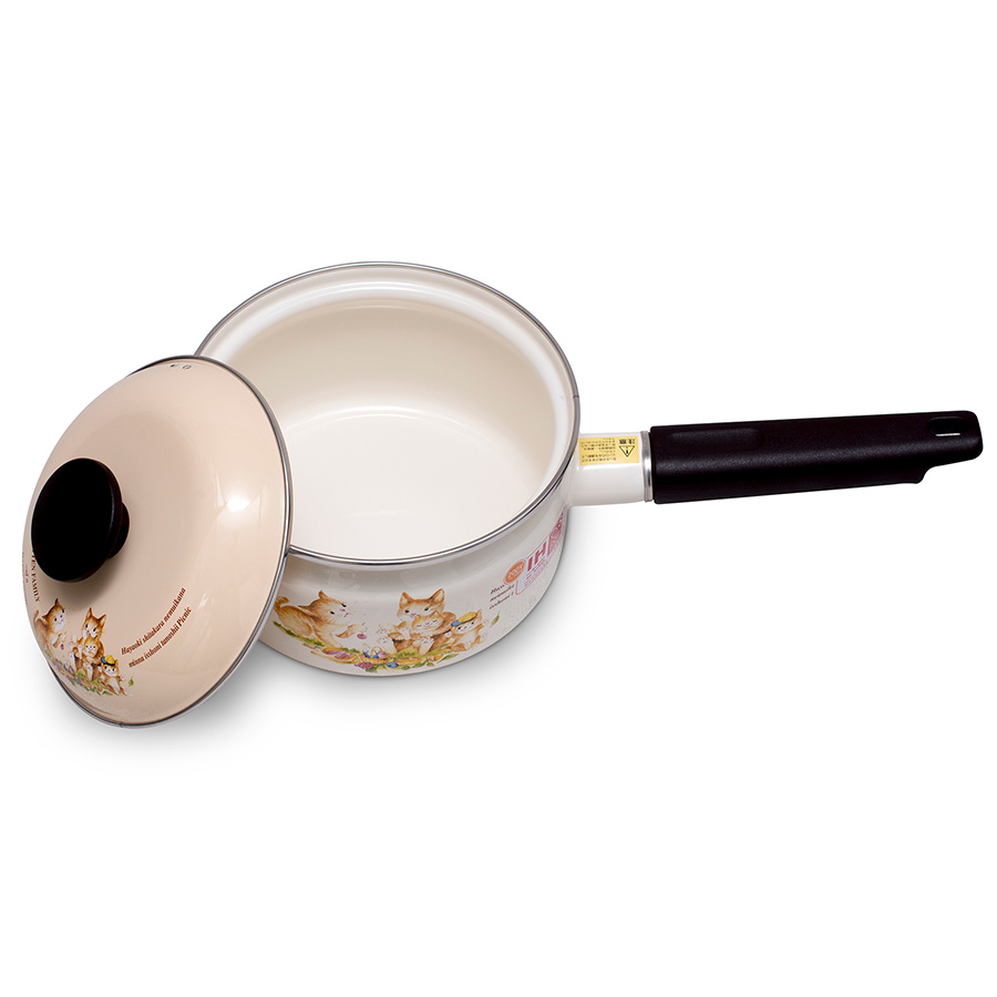 Nồi Tay Cầm Tráng Men Cao Cấp Nhật Bản Fujihoro Kit-300