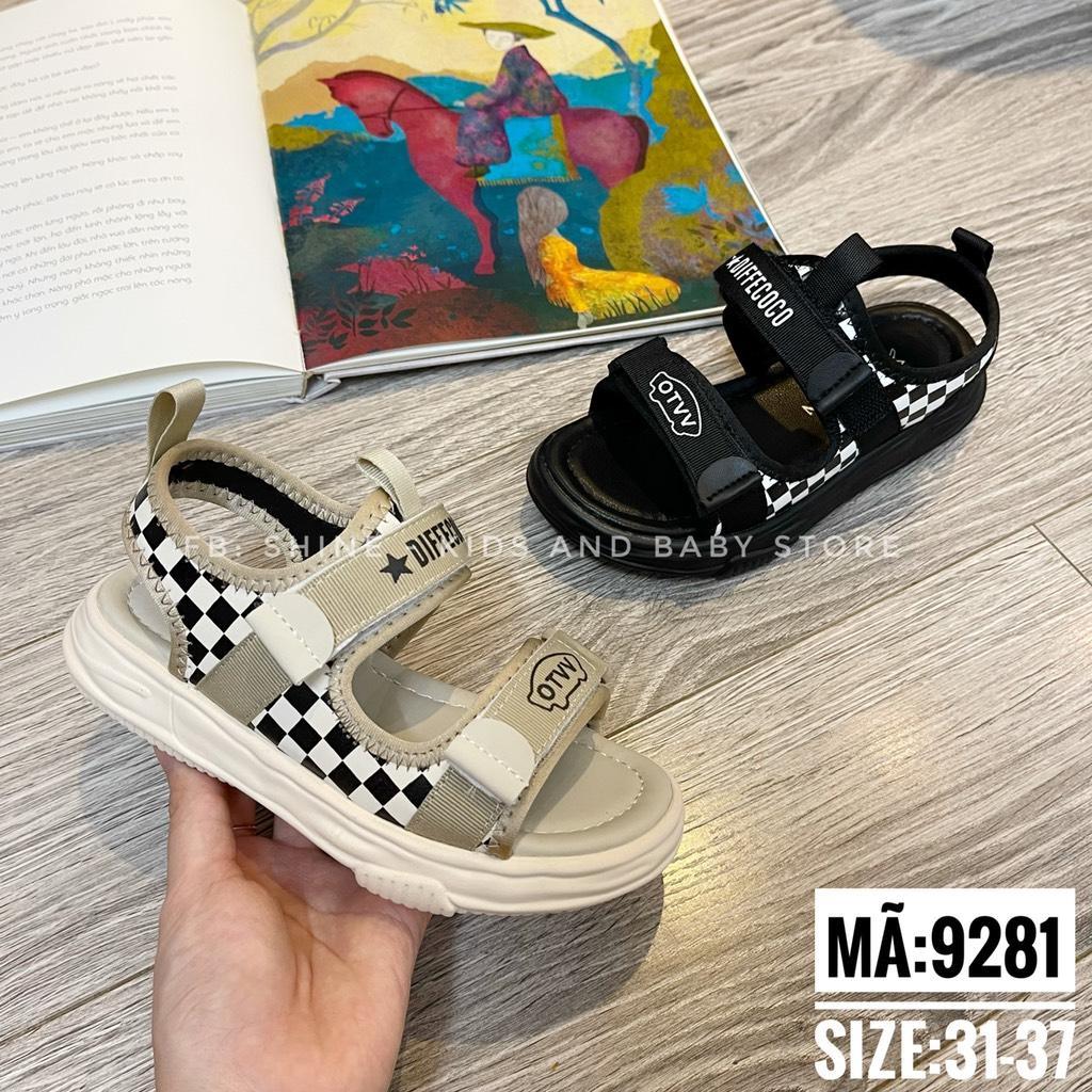 Sandal cao cấp bé trai 9281 - Dép quai hậu độc đáo cho bé - Sandal cao cấp siêu nhẹ - Size 31-37