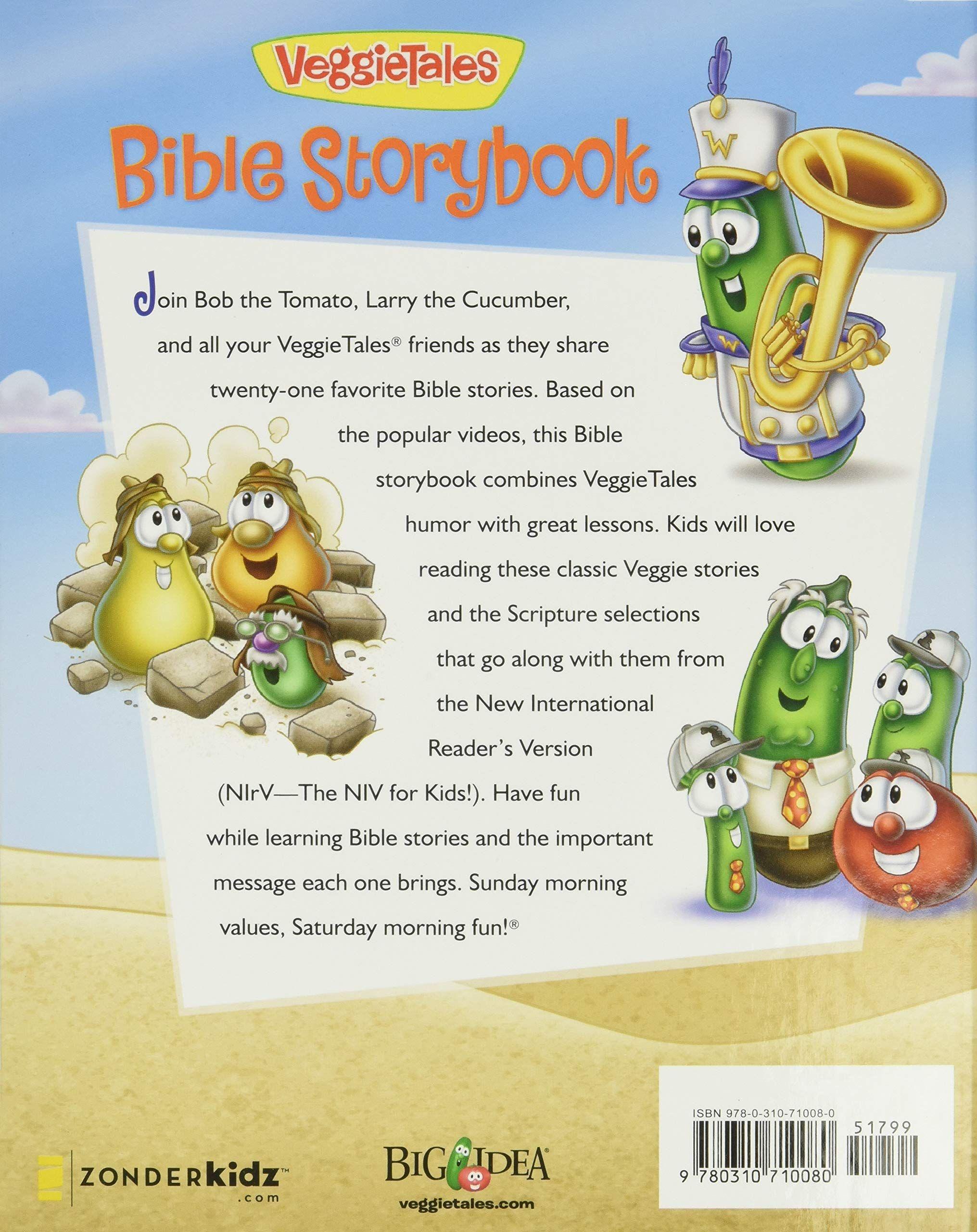 Sách - VeggieTales Bible Storybook : With Scripture from the NIrV by Cindy Kenney (US edition, hardcover)