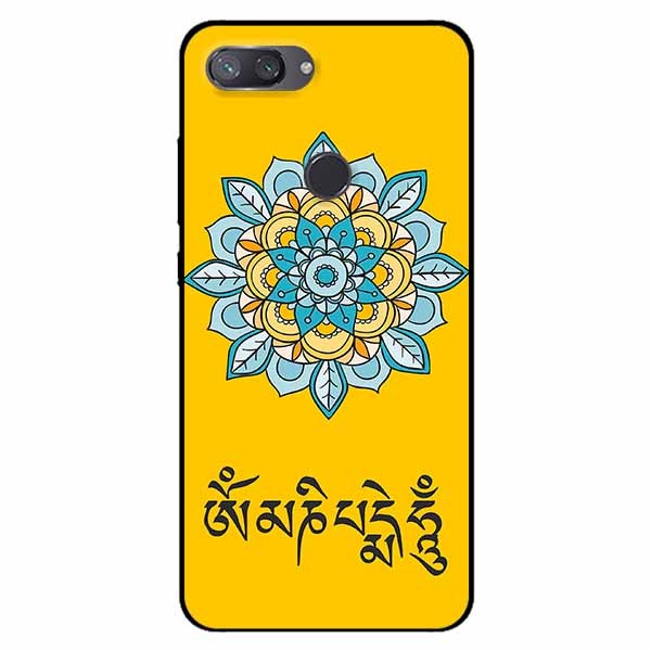 Ốp lưng in cho Xiaomi Mi 8 Lite Mẫu Om Mani Padme Hum