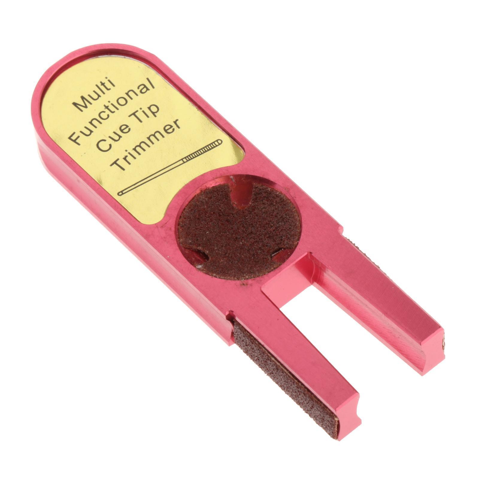 Durable Tip Scuffer Burnisher Repair Tool Billiards Pool Tip Shaper