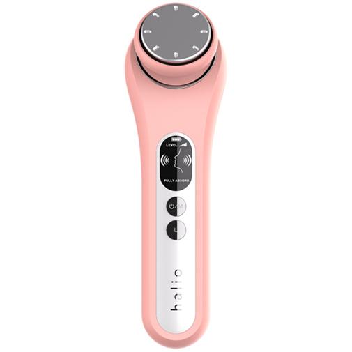 Máy Đẩy Tinh Chất Dưỡng Trắng Nóng Lạnh Halio Ion Hot &amp; Cool Beauty Device - Màu Coral