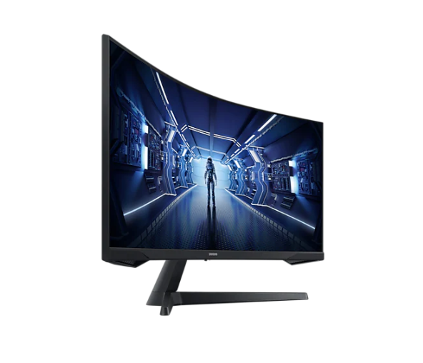 Màn Hình Cong Gaming Samsung LC34G55TWWEXXV 165Hz / 1ms / DP 1.4 / HDMI / Jack Audio 3.5 / Freesync ) - Hàng Chính Hãng