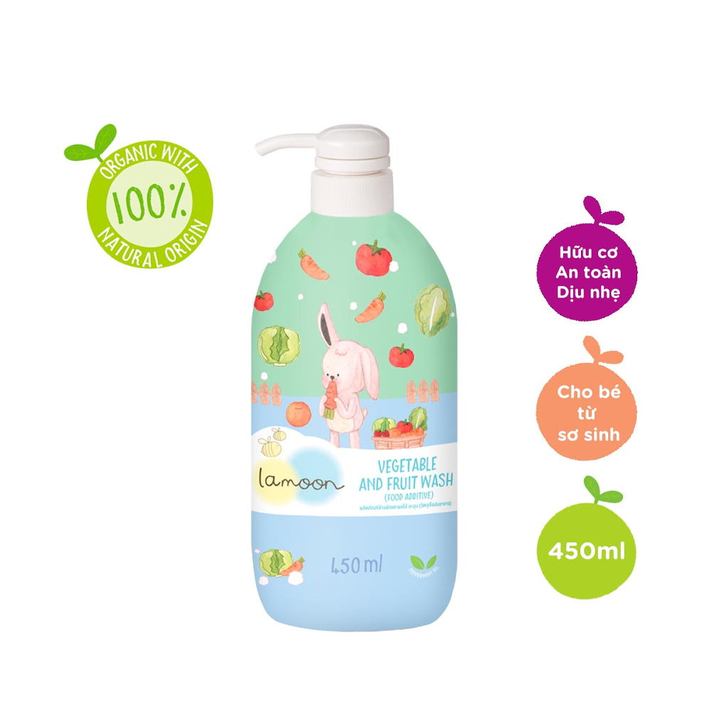 COMBO 2 Bình Sữa Tommee Tippee PPSU Ty Siêu Mềm Tự Nhiên 260ml TẶNG 1 Bình Nước rửa rau củ quả Organic Lamoon 450ml