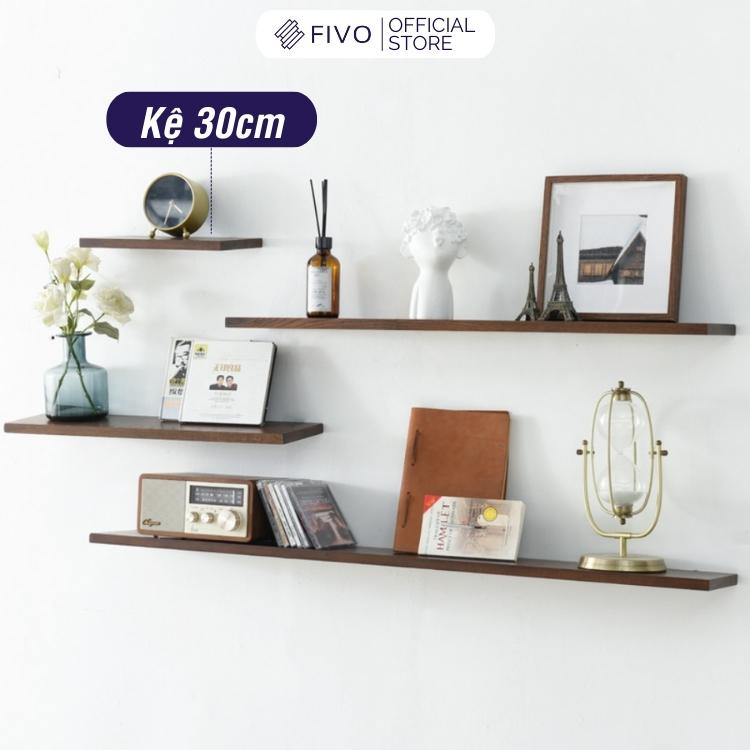 Kệ Treo Tường Trang Trí Gỗ MDF 17mm FIVO FB41 Đơn Giản Tiện Dụng Dễ Dàng Gắn Tường - Hàng Chính Hãng