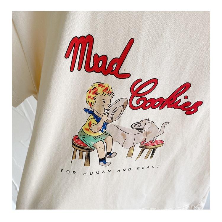 Áo thun ngắn tay cotton cho bé