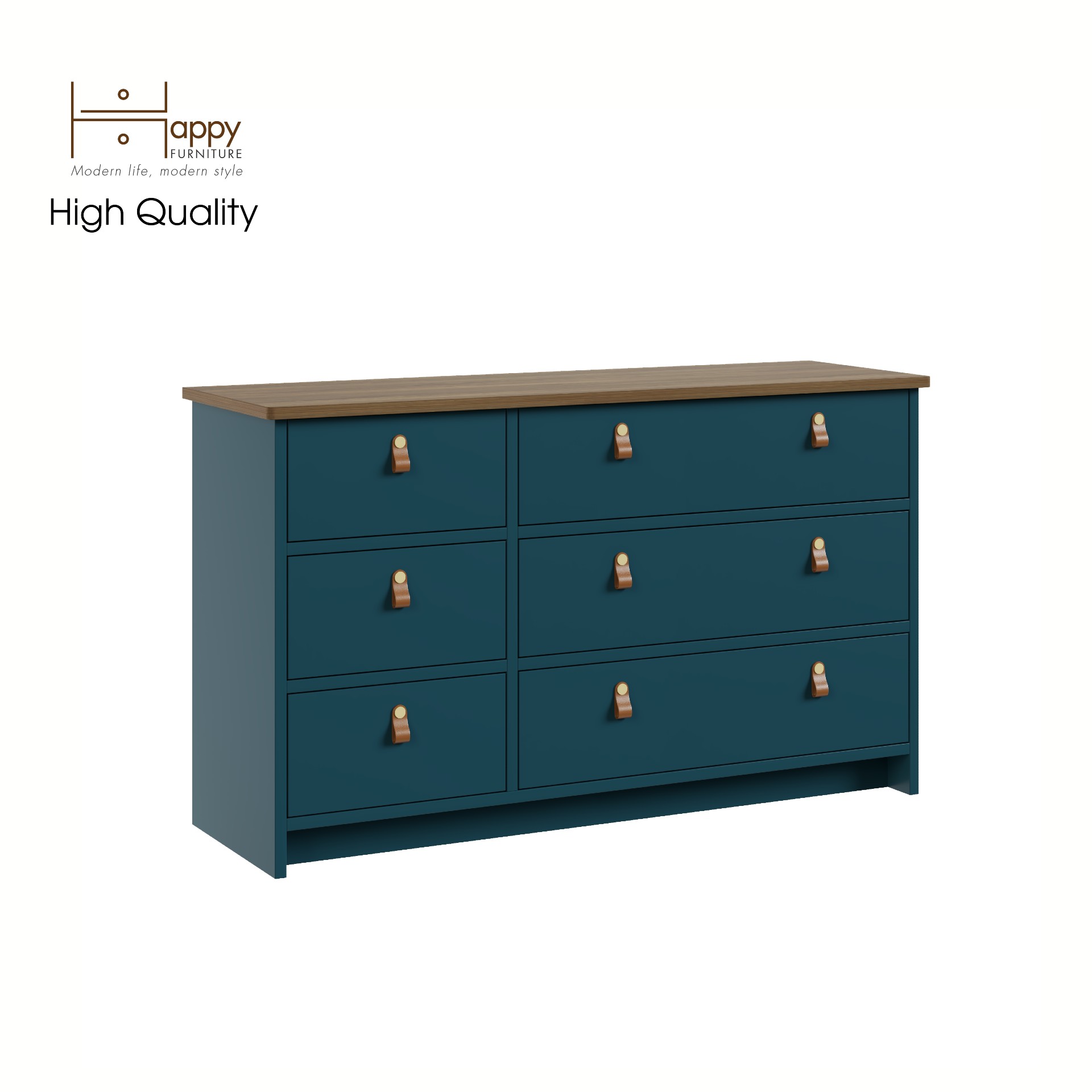 [Happy Home Furniture] NOMIA , Tủ lưu trữ 3 tầng - 6 ngăn kéo , 108cm x 35cm x 64cm ( DxRxC), THK_066
