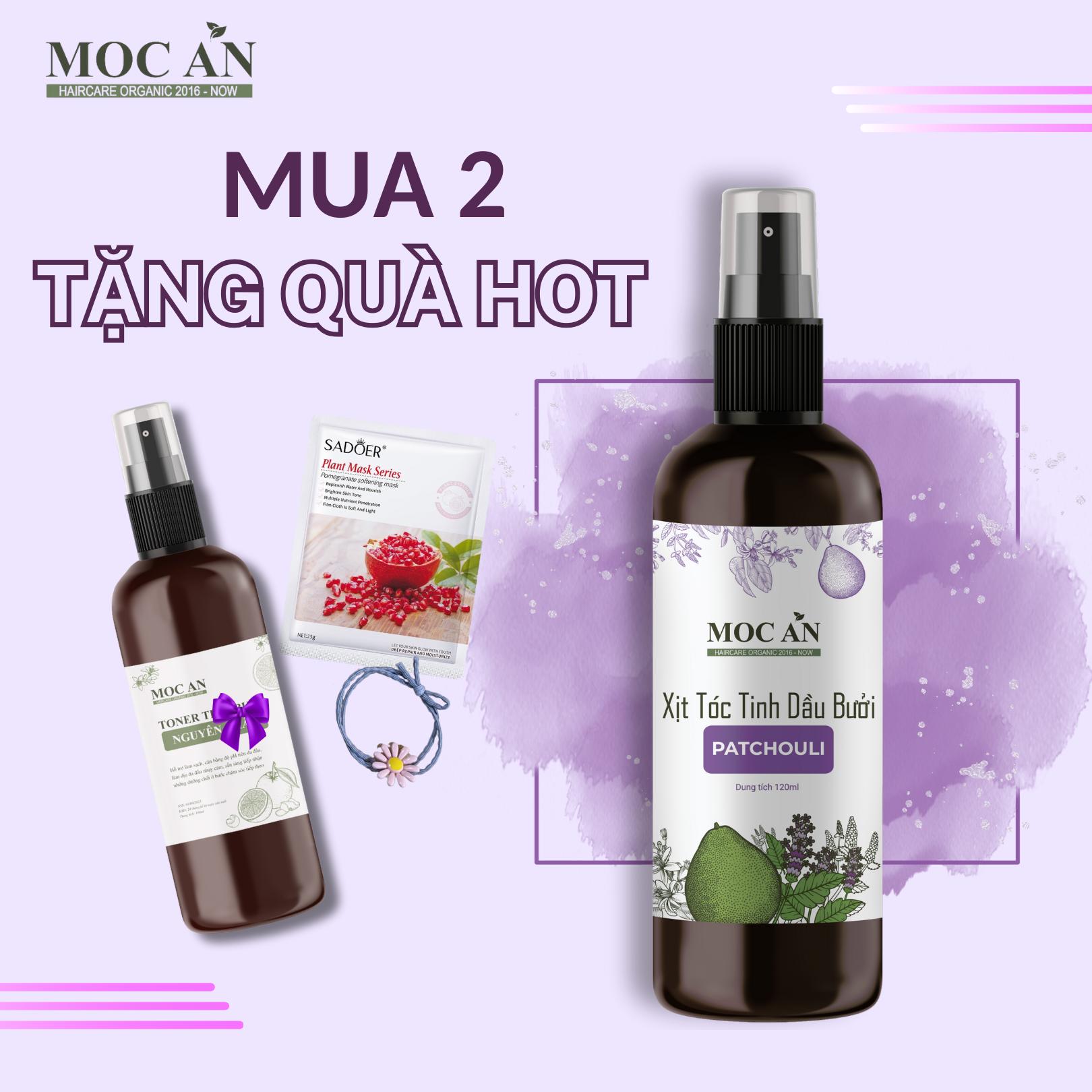 Xịt Tinh Dầu Hoắc Hương 120ml Dưỡng Tóc Mộc Ân Haircare