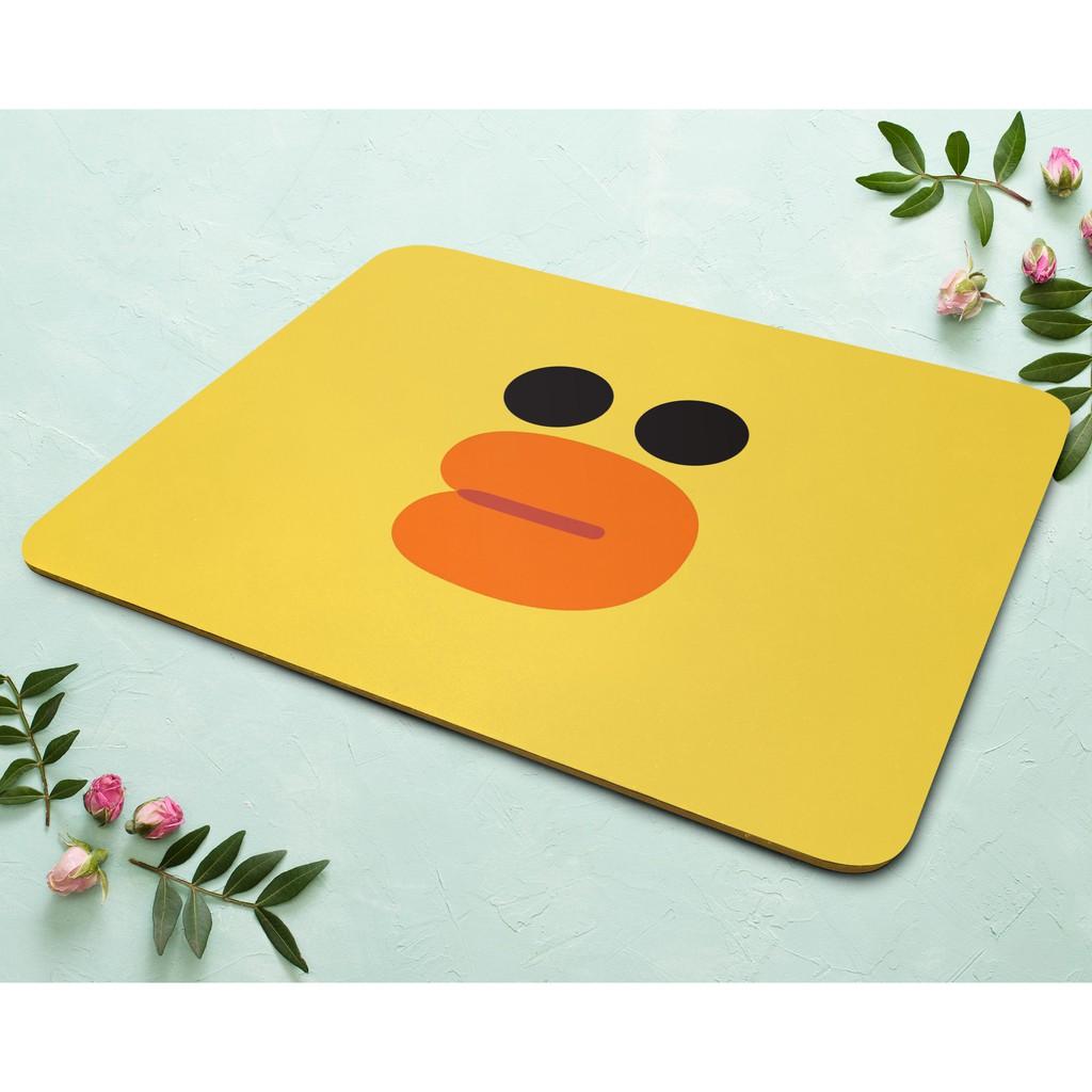 Miếng Lót Chuột, Bàn Di Chuột, Mouse Pad size 20x24, 25x30, 30x40 mẫu Vịt Sally