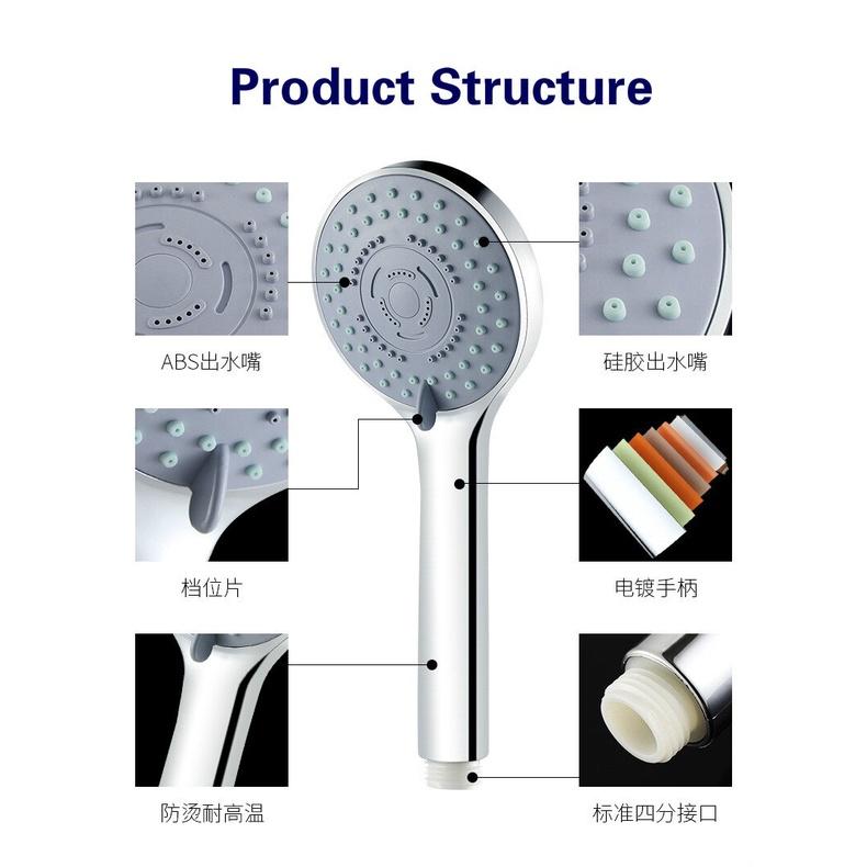 High Quality Chuveiro Pressure Rainfall Shower Head Shower Head Water Saving Filter Spray Nozzle High Pressure Water Saving
