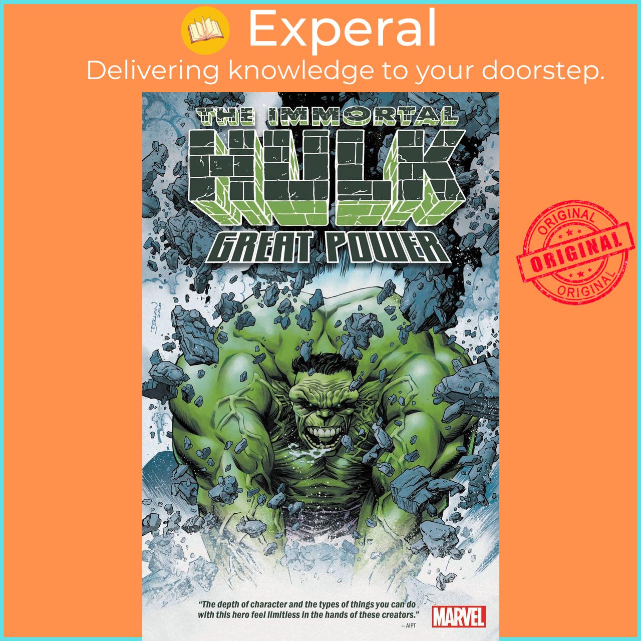 Sách - Immortal Hulk: Great Power by Tom Taylor,Jeff Lemire,Declan Shalvey (US edition, paperback)