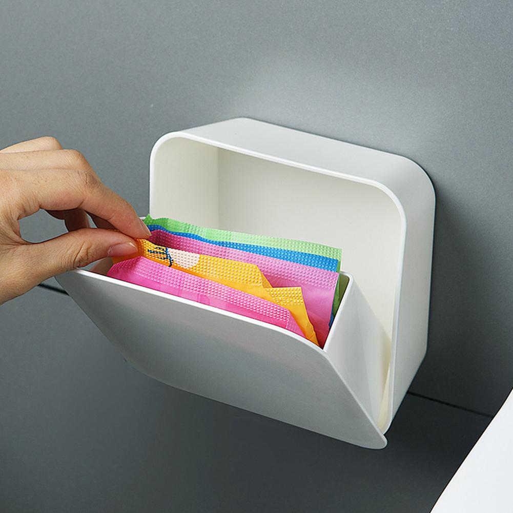 Hộp lưu trữ gắn trên tường cho giấy Vệ sinh Khăn ăn tự dính cho phòng ngủ trong phòng tắm