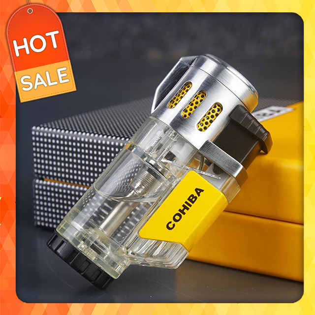 Vỏ Hột Quẹt Bật Lửa Khò 3 Tia  COB373 Thiết Kế Đẹp Độc Lạ - Dùng Gas Cao Cấp