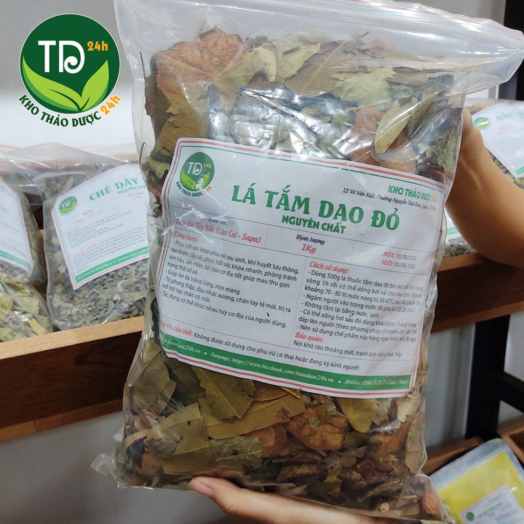 1 BỊCH LÁ TẮM NGƯỜI DAO ĐỎ, HÀNG XỊN LOẠI 1, CAM KẾT CHẤT LƯỢNG