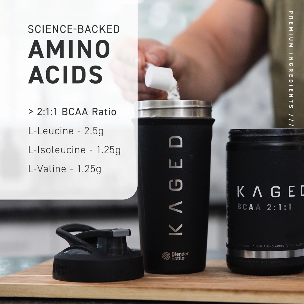 Thực phẩm bổ sung BCAA 2:1:1 "KAGED" : Made in USA