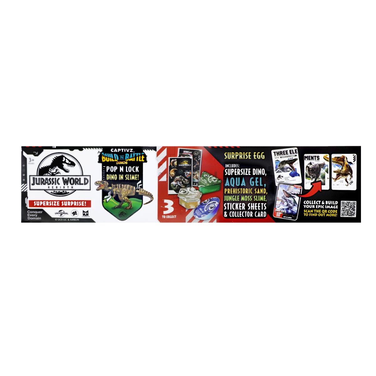 Đồ Chơi Trứng Khủng Long Huyền Bí Jurassic World: Tái Sinh TOY MONSTER T01533 - Giao Hàng Ngẫu Nhiên