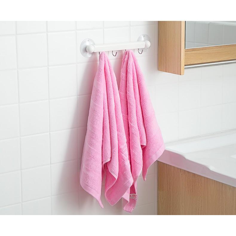 Móc treo khăn mặt, quần áo ở nhà tắm hoặc trong phòng di động tiện lợi trọng tải lên đến 1,5kg
