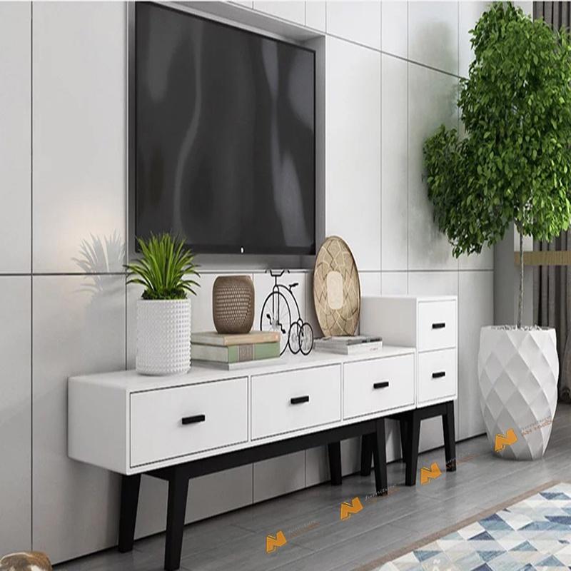 Made in VN Kệ tivi gia đình gỗ mdf 17mm công ty Mộc Phát độ bền trên 30 năm sang trọng tiện nghi AN063