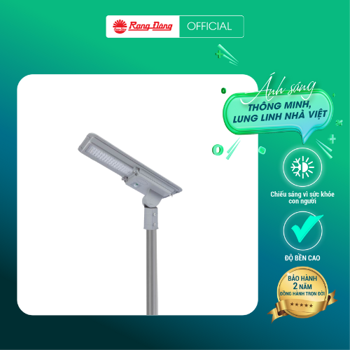 Đèn đường năng lượng mặt trời Rạng Đông 30W Model: CSD02.SL.RF.RAD 30W