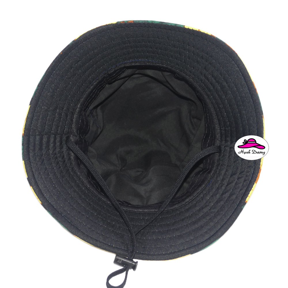 Nón bucket đi biển họa tiết trái cây cho bé từ 3 đến 7 tuổi dễ thương, có quai cài - Hạnh Dương