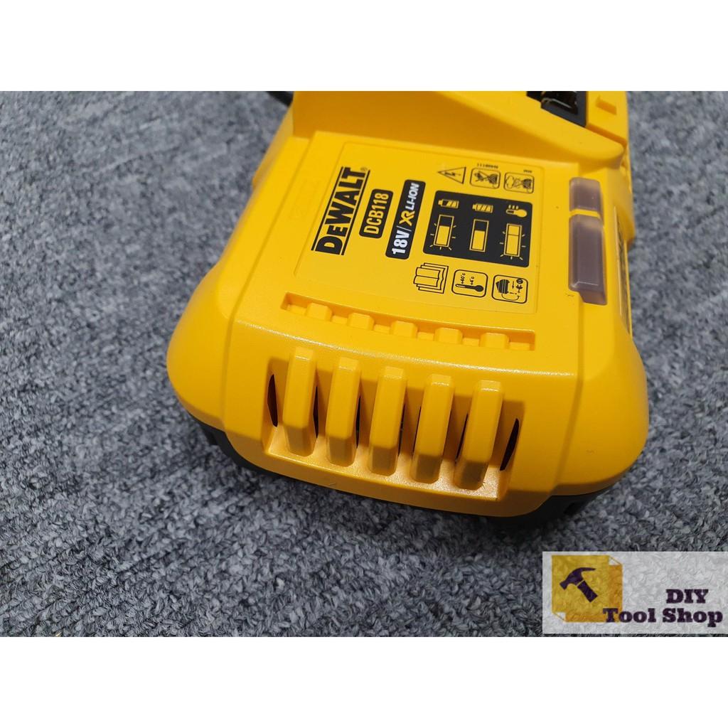 Sạc Pin Tốc Độ Cao 18V/54V DEWALT DCB118-KR - Chính Hãng - SKU DCB118