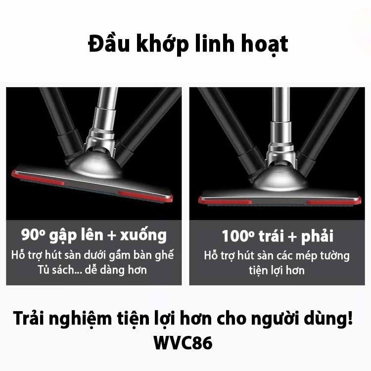 Máy hút bụi cầm tay gia đình SOKANY LOẠI CÓ DÂY SK3378 công suất 2000W, lực hút cực mạnh - HÀNG CHÍNH HÃNG - DELIYA