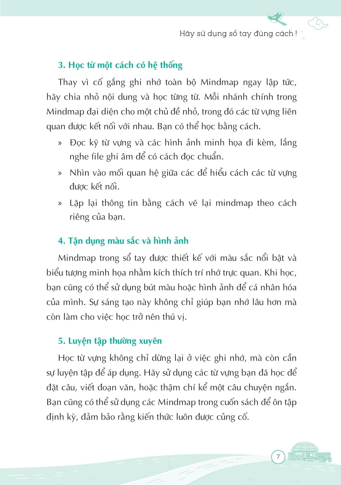 Sách - All In One Korean - Sổ Tay Mind Map Từ Vựng Tiếng Hàn Chuyên Ngành - Dành Cho Người Đi Làm