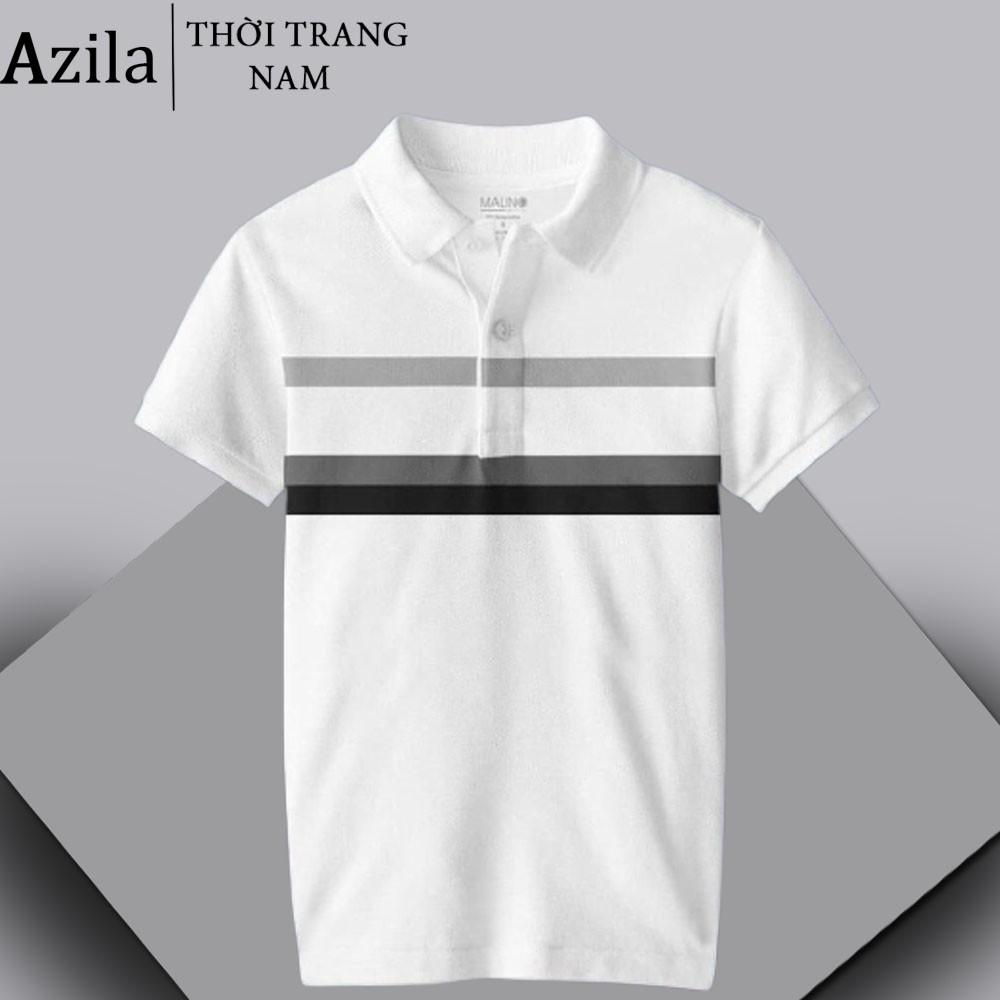 Áo Polo Nam Cao Cấp, Áo Phông Nam Cổ Bẻ Vải Cotton Cá Sấu Mềm Mịn Thoáng Mát - Azila - AC110