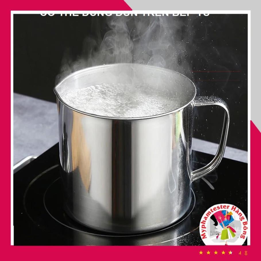 Ca lọc dầu ăn 1.5L INOX 304, lọc cặn dầu chiên