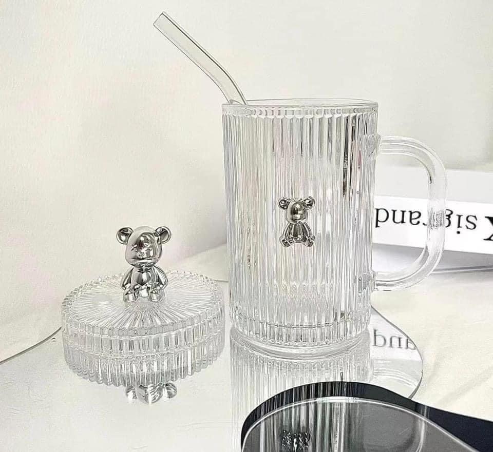 Cốc thuỷ tinh gấu cao cấp