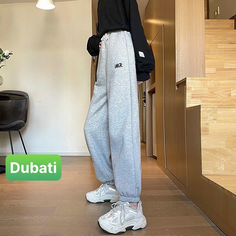QUẦN JOGGER NAM NỮ UNISEX CHẤT NỈ DÀY DA CÁ ỐNG SUÔNG RỘNG USRA PHONG CÁCH XỊN SÒ -DUBATI FASHION