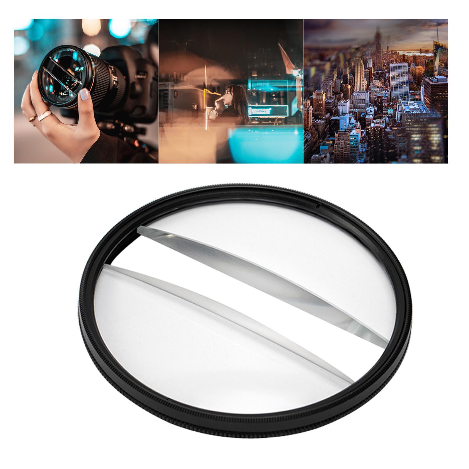 1Pc  Streak Filter Optical Glass for DSLR Video 82mm Blue Streak