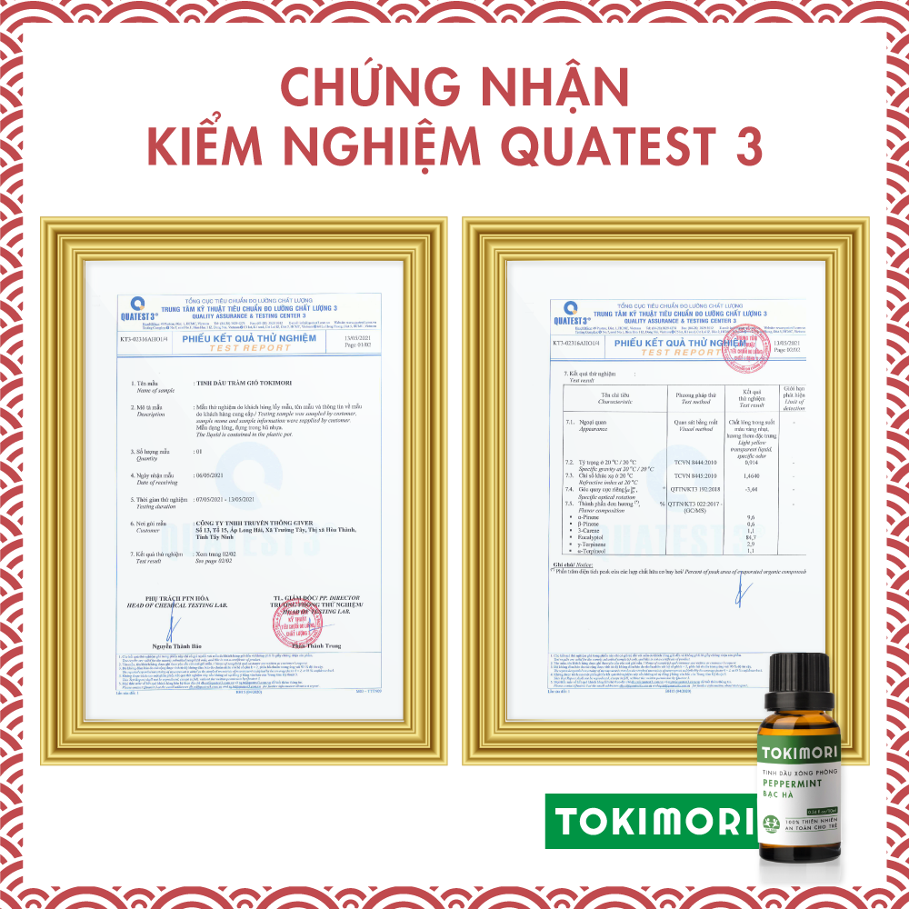 Tinh Dầu Xông Phòng Tự Chọn Mùi TOKI MORI (10ml) Xuất Khẩu Nhật Bản, Khử Mùi, Kháng Khuẩn, Đuổi Muỗi, Giải Cảm