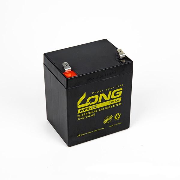 Ắc Quy Long 12V-5Ah WP5-12 - Chuyên Dùng Cho Nguồn Dự Phòng (UPS, Inverter, ...)