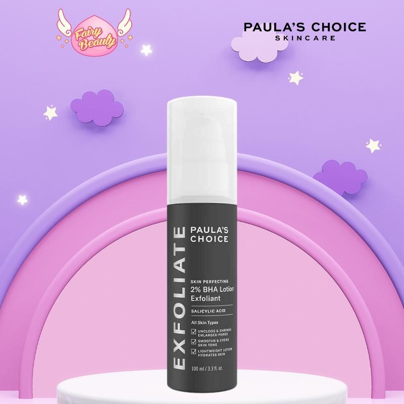 Tẩy Tế Bào Chết Dành Cho Da Khô Paula's Choice Skin Perfecting 2% BHA Lotion Exfoliant 100ml (Mã 2051)