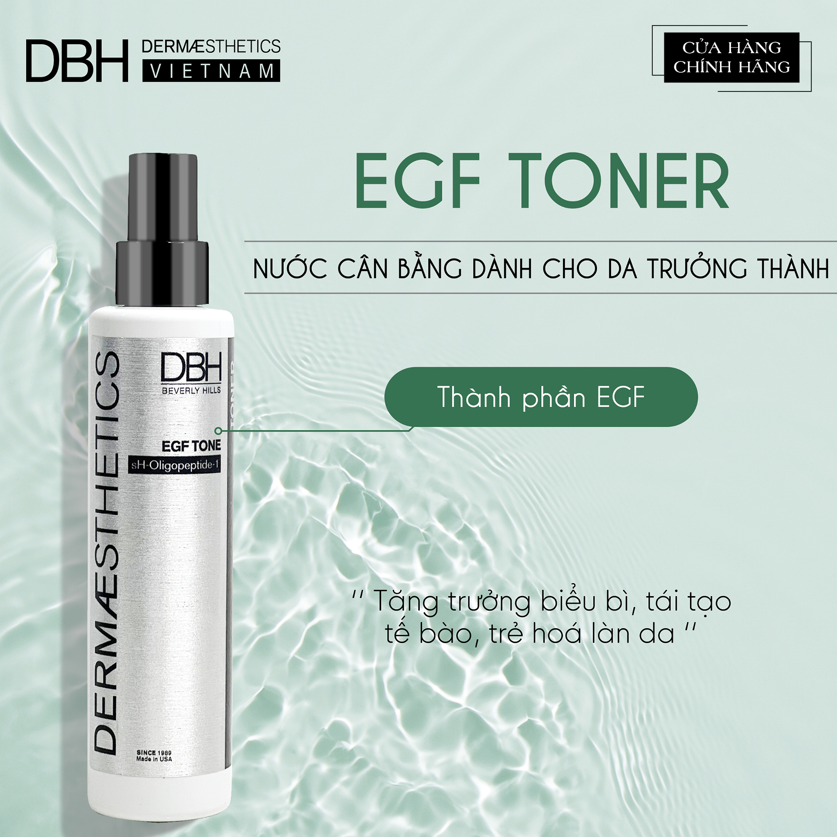 NƯỚC CÂN BẰNG DA EGF TONER 6.0 OZ