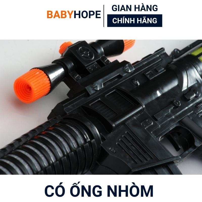 Súng đồ chơi trẻ em AK chạy pin có nhạc đèn đồ chơi Nhíp Shop - Nhíp Shop